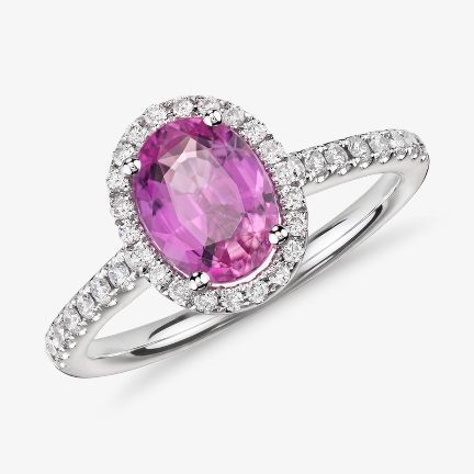 Pink Sapphire Engagement Rings
